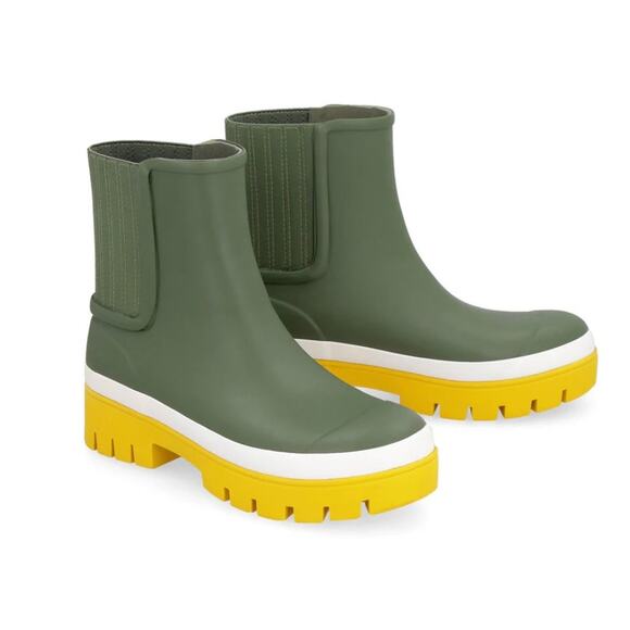 Tory Burch Women's Hurricane Rubber Boots Size 10 NWOB - Picture 1 of 12
